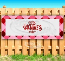 HAPPY VALENTINE'S DAY Advertising Vinyl Banner Flag Sign USA ROMANCE SB04320