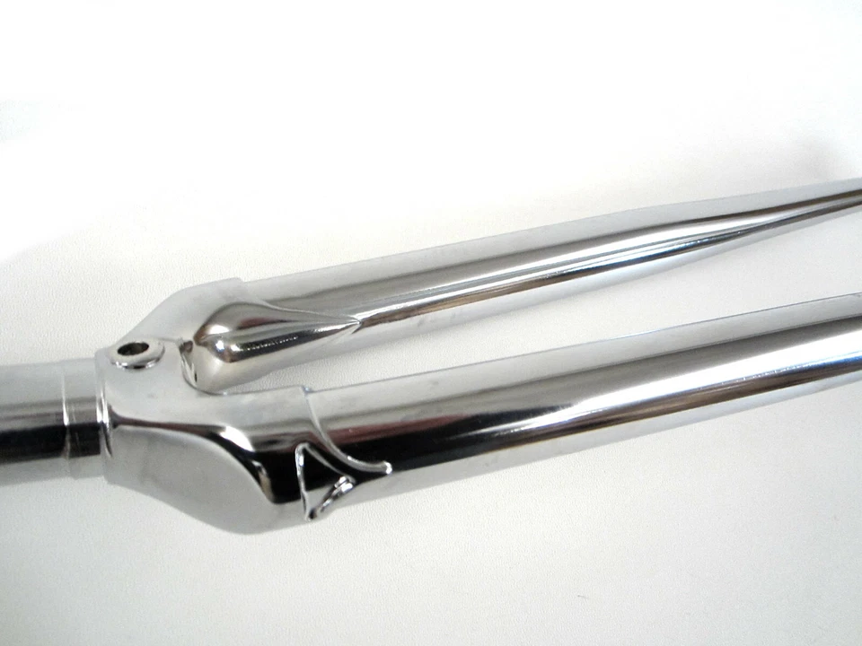 Gabel 1" fork klassisch Fixie Singlespeed Rennrad Chrom Stahl Retro NEU - Bild 4 von 4