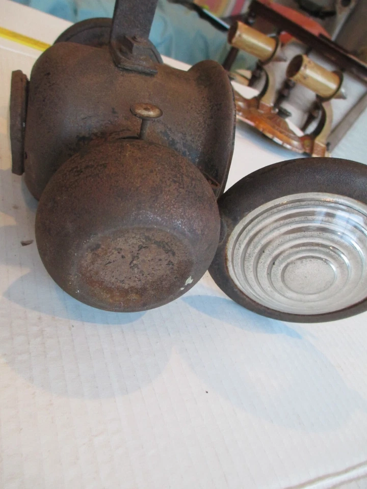 Faro de queroseno vintage Ford modelo T luz de coche antiguo C50 Foto 3 de 4