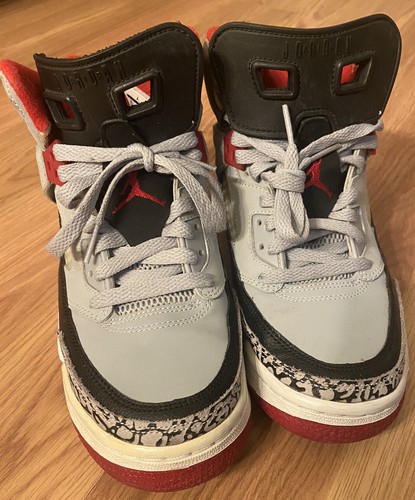 2014 Jordan Spizike Wolf Grey Red Size 