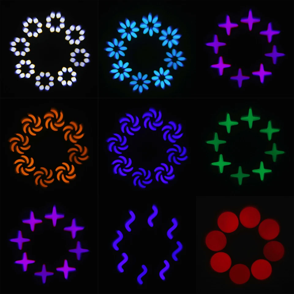 150W 8 Facet Prism Gobo Moving Head Light Beam RGBW LED DMX Stage DJ Party Light - Image 4 of 4