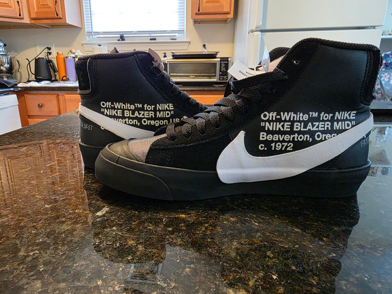 OFF WHITE X NIKE Nike Off White x Blazer Mid Grim Reaper taglia 5 nuovo con scatola