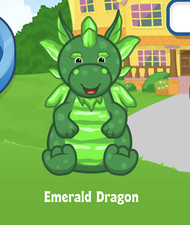 Webkinz Emerald Dragon Virtual Adoption Code Only Messaged Green Dragon Pet Code