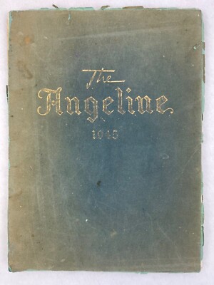 Vintage 1945 ''Angeline'' Yearbook of Sacred Heart Academy Louisville Kentucky