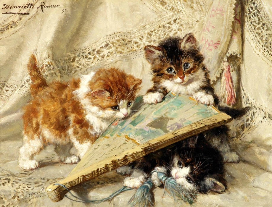 Henriette Ronner In Art Paintings for sale | eBay
