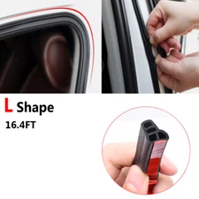 16.4FT 3 layers L Shape Rubber Car Door Seal Strip Weather Strip For Toyota