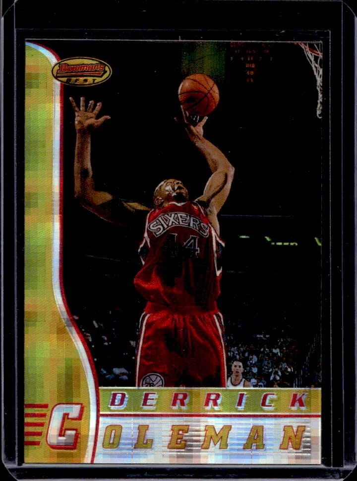 Derrick Coleman 1996 Bowman's Best #47 Atomic Refractor Price