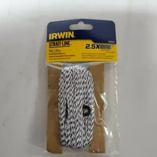 Irwin Strait-Line 1932894 Hi-Tensile Replacement Chalk Line, 100 ft L