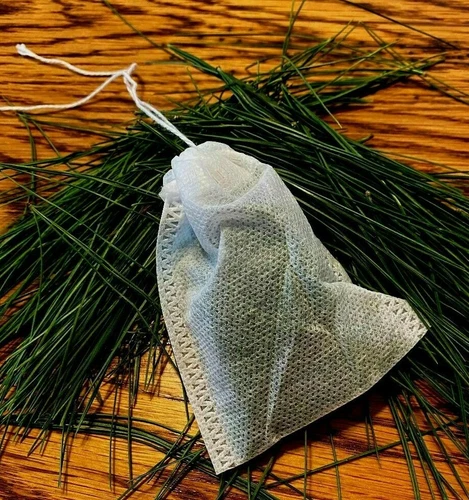 Eastern White Pine Needle Tea Bags 31 ct Monthly Supply Organic Freshly Picked
