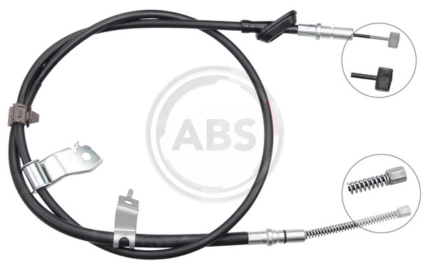 Right Handbrake Cable A.B.S. K19148 for Honda Jazz/Fit (02-08)