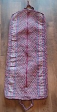 RARE 1987 Vera Bradley Hanging Garment Bag Travel Paisley 50" X 22"