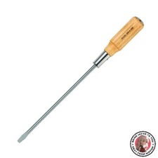 NEW VESSEL Wooden Handle Through Driver Long Shaft Type -6 x