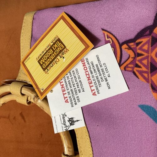 Neu aus altem Lagerbestand Disney Parks Shag Tiki Handtasche lila SCHÖN - Bild 4 von 4