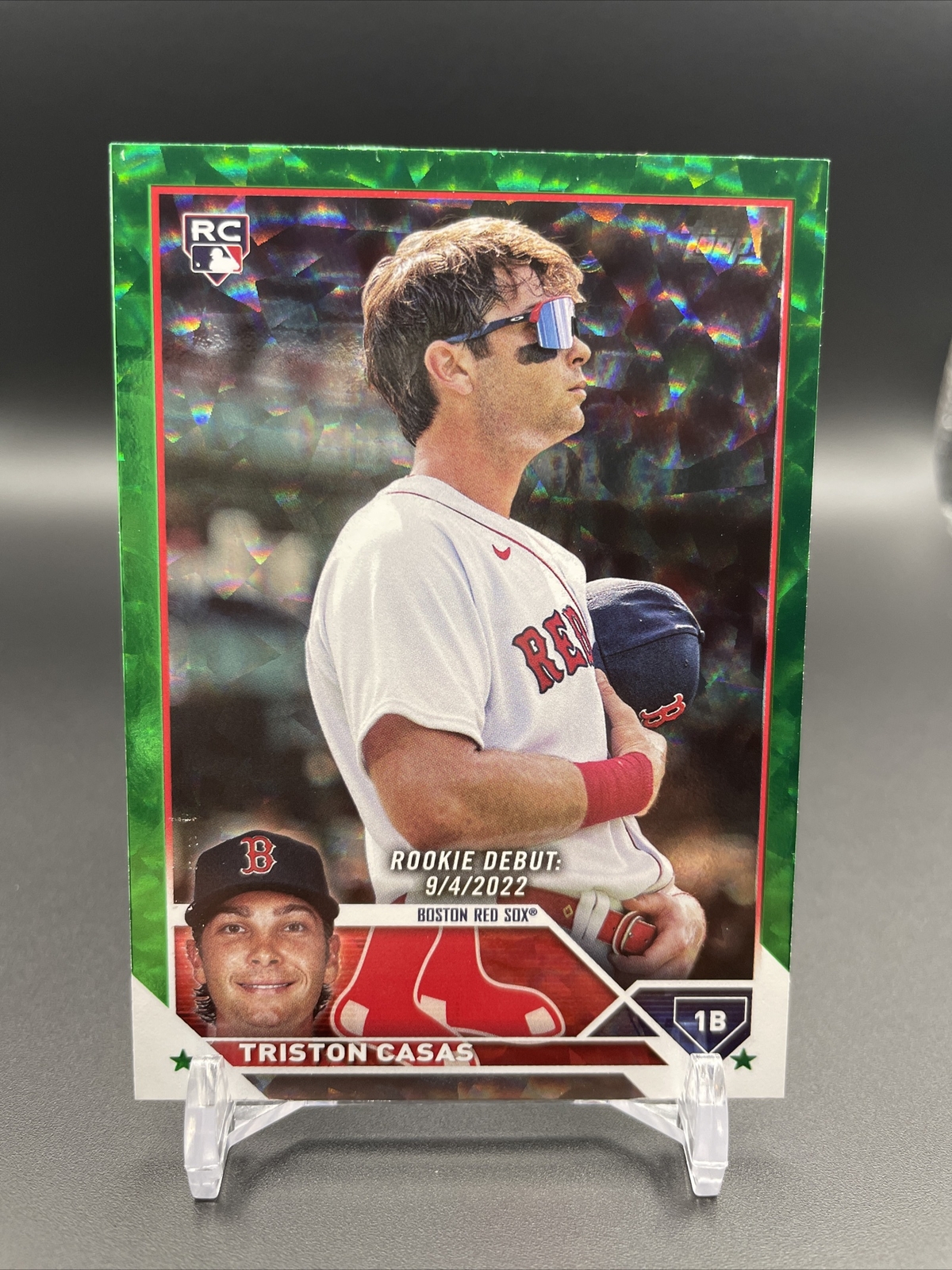 TRISTON CASAS - 2023 Topps Update Rookie Debut RC Green Foil #US221 /499