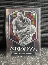 2019-20 Mosaic Tracy Mcgrady #19 Old School Insert Houston Rockets Free Shipping