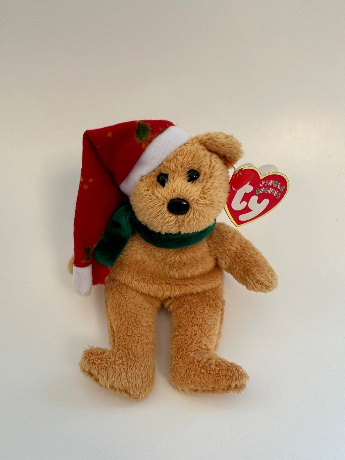 Ty Jingle Beanie 2003 Holiday Teddy NEW