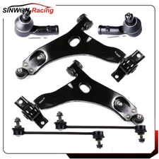 For 2000-2004 Ford Focus Front Lower Control Arm And Ball Joint Tie Rod End