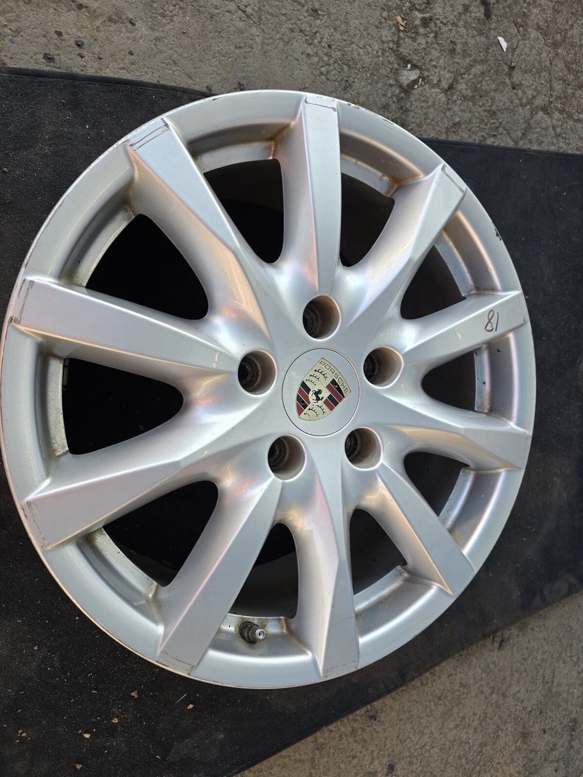 11 12 13 14 Porsche Cayenne OEM Wheel Rim 18x8 18" 67401 95836213600 ...