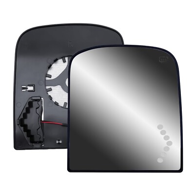Passenger Right Side Tow Mirror Big Glass and Arrow for 03-13 Silverado Sierra