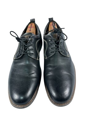 Nunn Bush Comfort Gel Work Mens Size 12 M Black Derby 