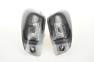 Front Turn Signal Idicator Smoke Lens Kawasaki 90-05 ZZ-R600; 93