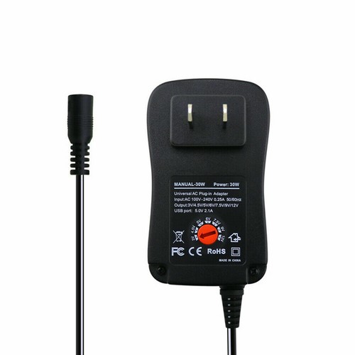 AC to DC Adjustable Multi Voltage Power Adapter 3V 4.5V 5V 6V 7.5V 9V 12V MU - Picture 6 of 10