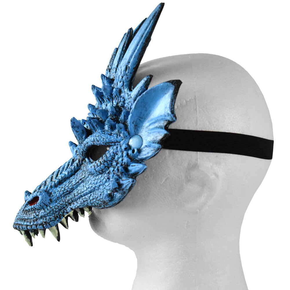 Dragon Costume Adult Adult Unisex 3-D Dragon Mask Foam Rubber
