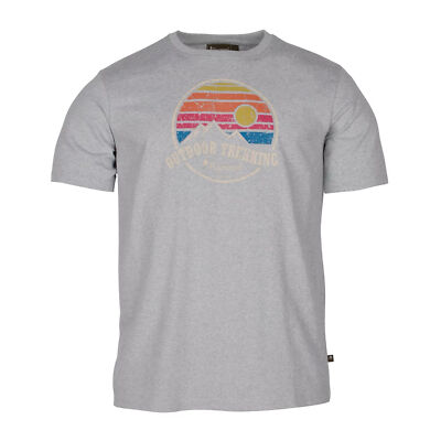 Pinewood Herren T-Shirt Recycled Grau, Größe 2XL