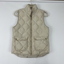 Woolrich Womens Quilted Puffer Vest Size S Minimalist Outdoor Heritage Neutral