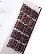Laminated Bible Tabs for Women  Men - Large Print Tabs for Study Bibles, Boho
