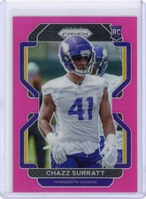 CHAZZ SURRATT 2021 PANINI PRIZM PINK #419 ROOKIE MINNESOTA VIKINGS