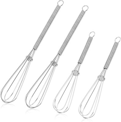 4 PCS Mini Schneebesen, Edelstahl, 13 Cm & 18 Cm, Küchen Ballonschneebesen Für M