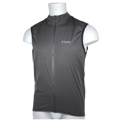 Northwave Rainskin Vest Herren Fahrradweste D.Grey Gr. L
