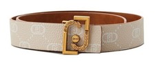 LIU JO AA5238 E0086 CINTURA ECS HIPS BELT 3,5CM REVERSIBILE 51308 NEUTRO LOGO
