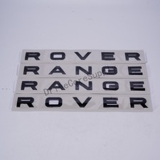 2x 3D Gloss Black Front Hood&Tailgate Letter ...