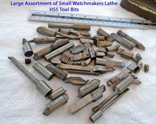 Large Selection of Watchmakers Lathe Size HSS Lathe Tools Bits