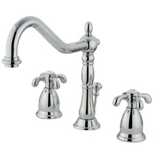 Kingston Brass KS199.TX French Country 1.2 GPM Widespread - Chrome
