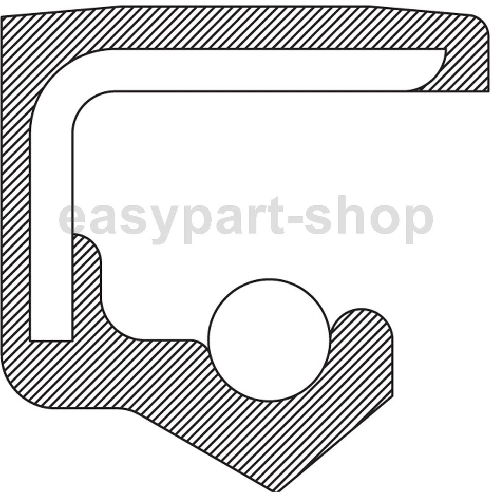 2 sellos de árbol de levas National Engine para Chevrolet Beretta 1990 1991 1992 1993 1994 Foto 3 de 4