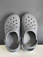 Crocs Classic Clogs Gray Blue Kids Youth Size...