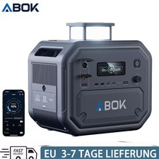 ABOK Ark2800 Tragbare Powerstation 2160Wh 2800W LiFePO4 USV Solargenerator