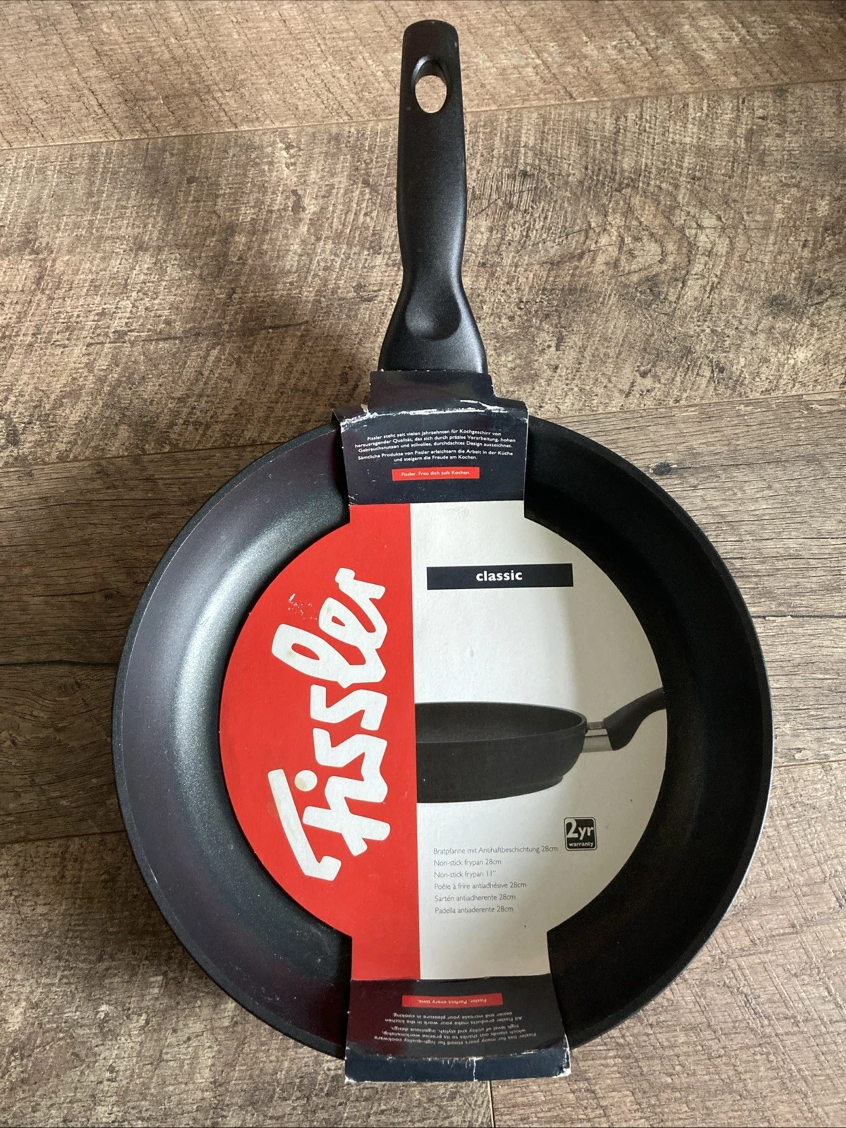 Fissler frying pan adamant classic frying pan handle pan aluminum black 28 cm