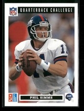 Phil Simms 1991 Domino's QB Challenge Card 17