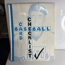 Larry Fritsch Baseball Card Checklist 1974 RARE! Ted Williams Unchecked Book