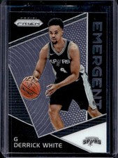 2017-18 Panini Prizm Derrick White Emergent Rookie RC #EM-DER Spurs