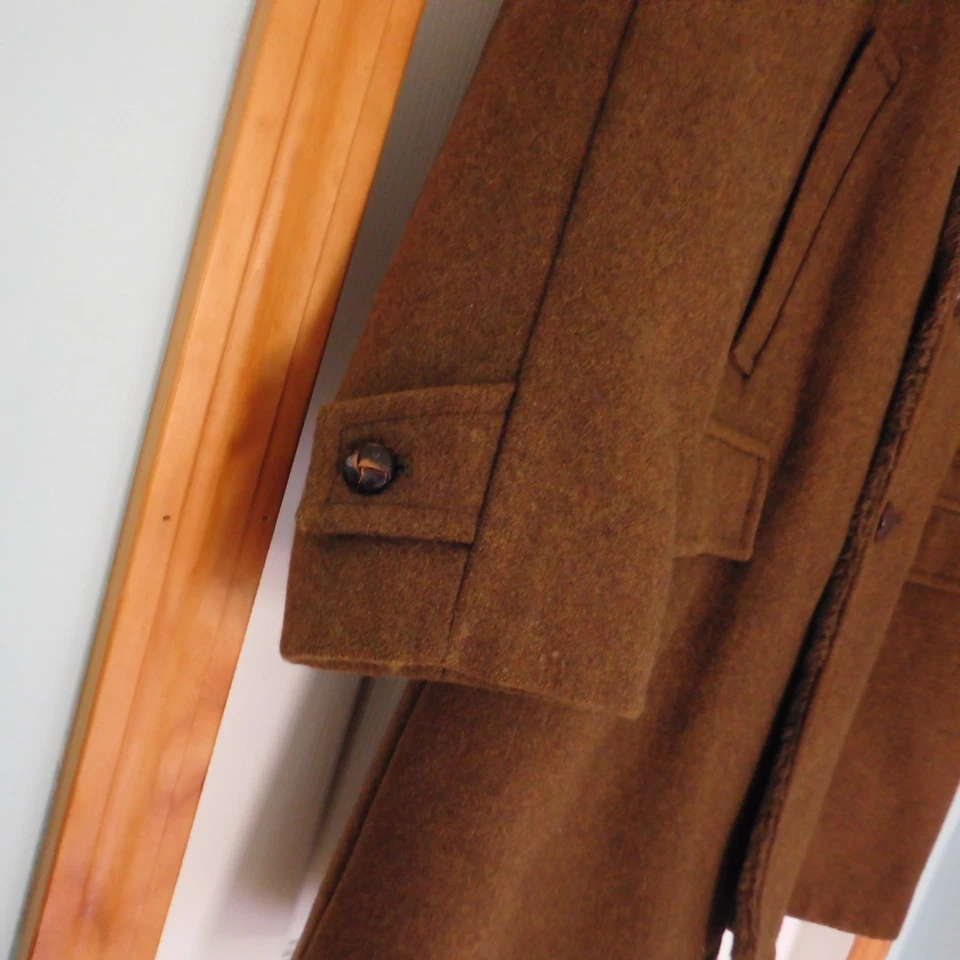 Casaco vintage Zero King lã pele sintética forrado repelente de vento e água tamanho 44 grande - Imagem 4 de 4