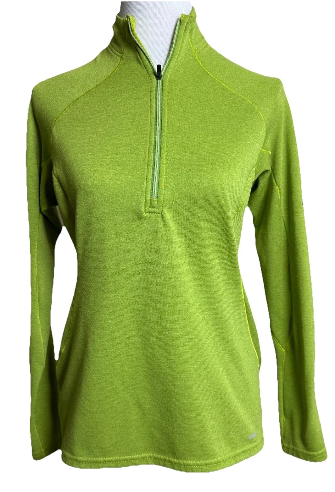 Patagonia Capilene 3 Small Base Layer Top Green Long Sleeve Bud Light Logo New