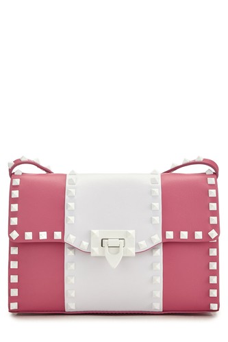 Valentino Multicolor Leather Rockstud Flap Crossbody Bag - WGACA