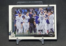 Los Angeles Dodgers Team Card - Shohei Ohtani 2025 Topps Series 1 Baseball #302