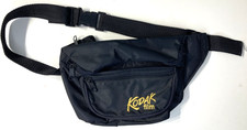 Vintage 1990s Kodak Film Photography Black Fanny Pack Waist Bag
