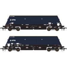 OO Gauge Accurascale Cutdown HYA ex-Biomass Blue/Black with VTG Branding Pack 1